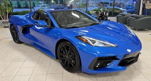 Riptide Blue Metallic 2025 Chevrolet Corvette Stingray w/1LT