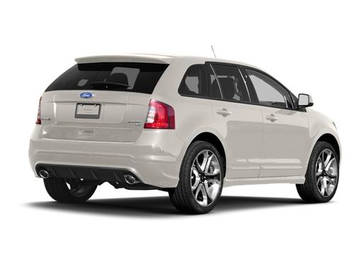 White Platinum Tri-Coat Metallic 2013 Ford Edge Sport
