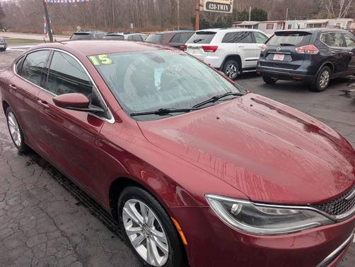 Burgundy 2015 Chrysler 200 Limited