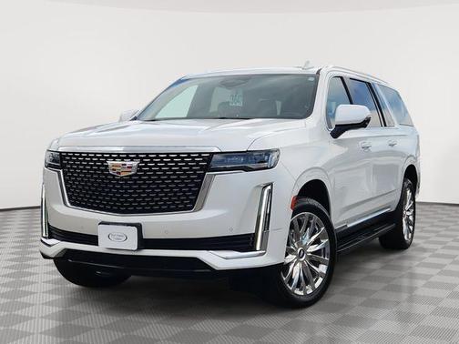 Crystal White Tricoat 2024 Cadillac Escalade ESV Premium Luxury