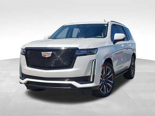 Crystal White Tricoat 2022 Cadillac Escalade Sport Platinum