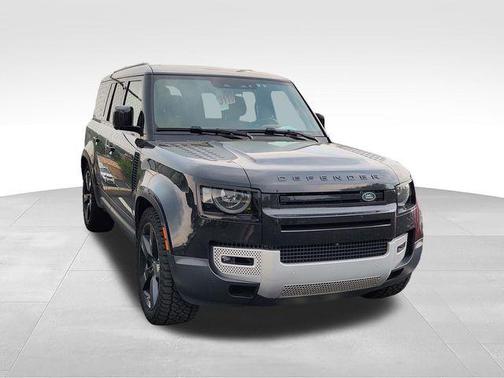 Santorini Black Metallic 2023 Land Rover Defender 130 SE