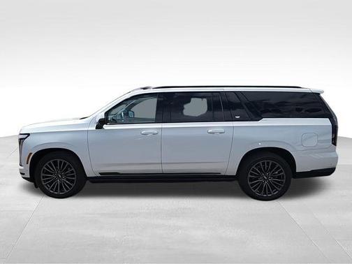 Crystal White Tricoat 2025 Cadillac Escalade ESV Sport Platinum