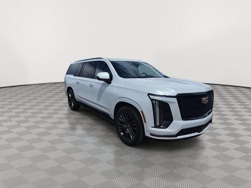 Crystal White Tricoat 2025 Cadillac Escalade ESV Sport Platinum