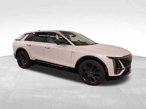 Crystal White Tricoat 2025 Cadillac LYRIQ Sport