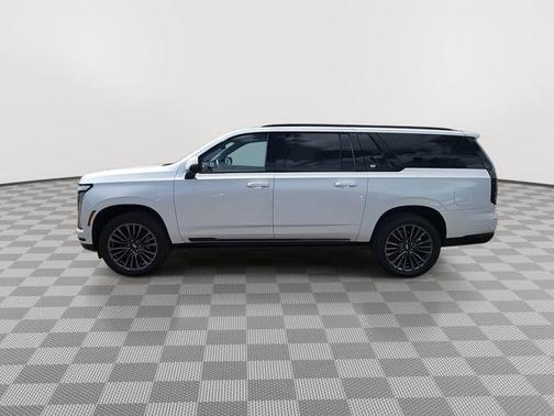 Crystal White Tricoat 2025 Cadillac Escalade ESV Sport Platinum