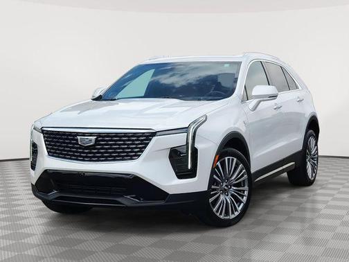 Crystal White Tricoat 2024 Cadillac XT4 Premium Luxury