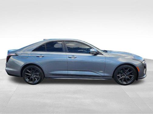 Satin Steel Metallic 2021 Cadillac CT4 V-Series