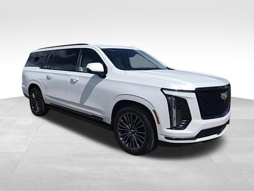 Crystal White Tricoat 2025 Cadillac Escalade ESV Sport Platinum