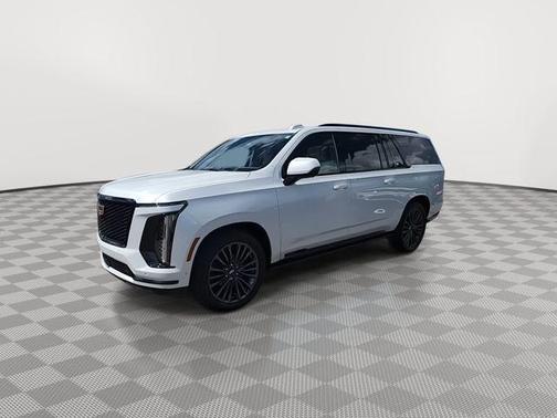 Crystal White Tricoat 2025 Cadillac Escalade ESV Sport Platinum