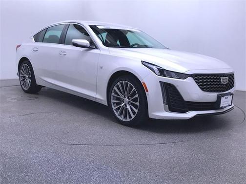 Crystal White Tricoat 2021 Cadillac CT5 Premium Luxury RWD