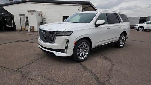 Crystal White Tricoat 2023 Cadillac Escalade Premium Luxury