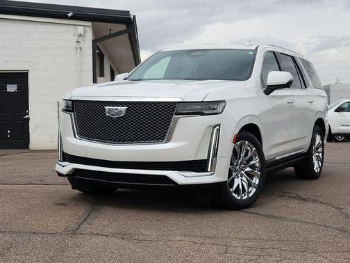 Crystal White Tricoat 2023 Cadillac Escalade Premium Luxury