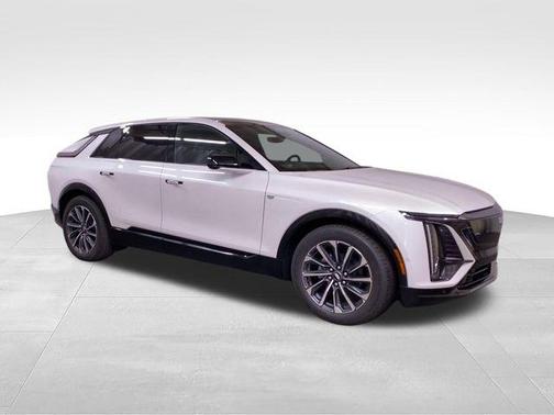 Crystal White Tricoat 2025 Cadillac LYRIQ Sport