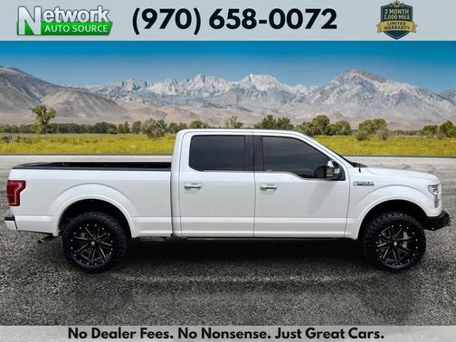 White Platinum Metallic Tri-Coat 2017 Ford F-150 Platinum