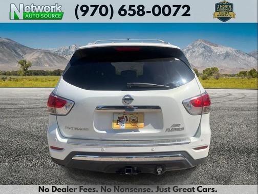 Moonlight White 2014 Nissan Pathfinder Platinum