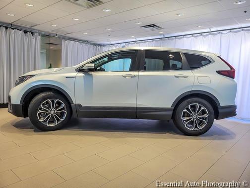 Platinum White Pearl 2021 Honda CR-V Hybrid EX
