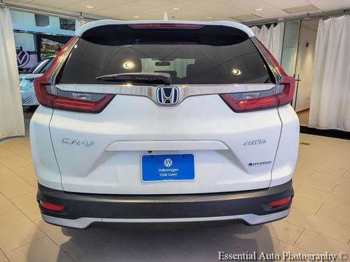 Platinum White Pearl 2021 Honda CR-V Hybrid EX