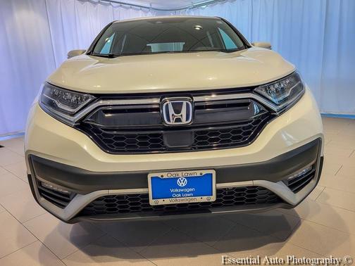 Platinum White Pearl 2021 Honda CR-V Hybrid EX