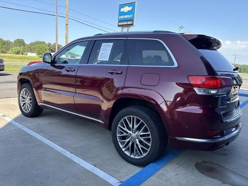 Red 2018 Jeep Grand Cherokee Summit