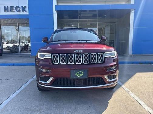 Red 2018 Jeep Grand Cherokee Summit