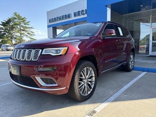 Red 2018 Jeep Grand Cherokee Summit
