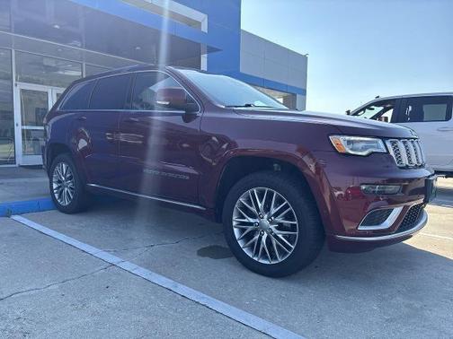 Red 2018 Jeep Grand Cherokee Summit