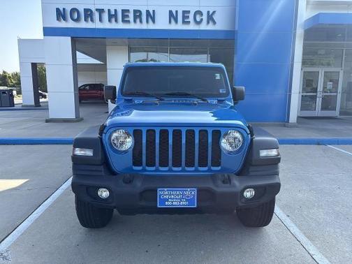 Blue 2024 Jeep Wrangler Sport