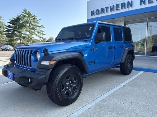 Blue 2024 Jeep Wrangler Sport