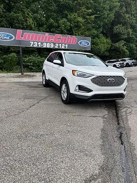 Star White Metallic Tri-Coat 2024 Ford Edge SEL