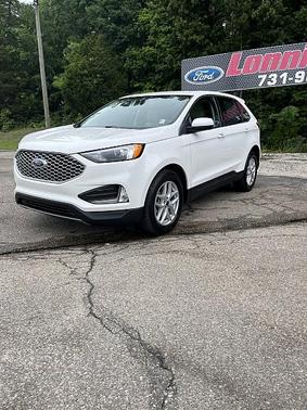 Star White Metallic Tri-Coat 2024 Ford Edge SEL