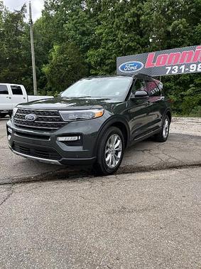 Forged Green Metallic 2023 Ford Explorer XLT