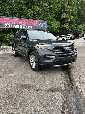 Forged Green Metallic 2023 Ford Explorer XLT