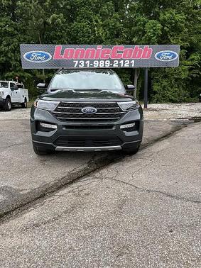 Forged Green Metallic 2023 Ford Explorer XLT