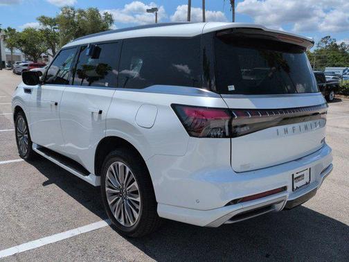 Radiant White 2025 INFINITI QX80 SENSORY AWD