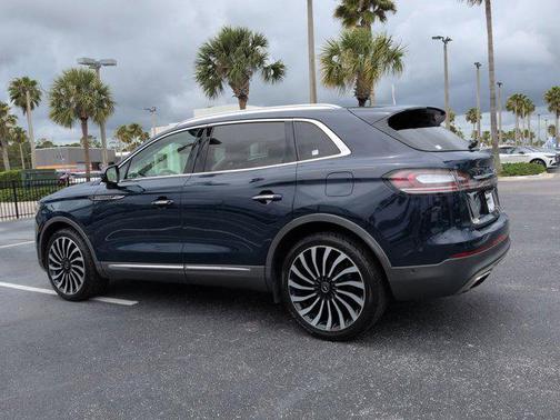 Rhapsody Blue Metallic 2019 Lincoln Nautilus Black Label