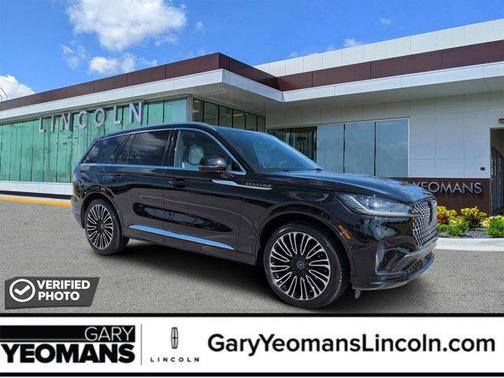 Infinite Black Metallic Clearcoat 2026 Lincoln Aviator Black Label AWD