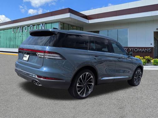 Whisper Blue Metallic Clearcoat 2026 Lincoln Aviator Reserve AWD