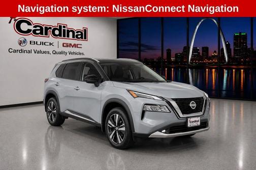 Solid Gray / Black 2021 Nissan Rogue Platinum