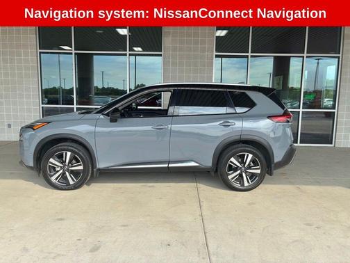 Solid Gray / Black 2021 Nissan Rogue Platinum