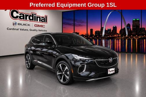 Dark Moon Blue Metallic 2021 Buick Envision Essence