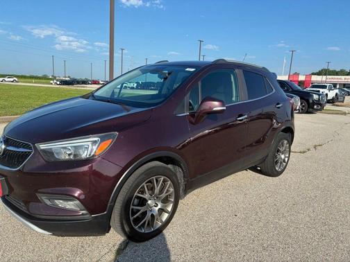 Black Cherry Metallic 2018 Buick Encore Sport Touring