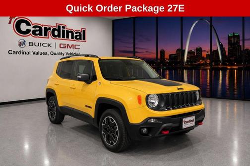 Solar Yellow 2016 Jeep Renegade Trailhawk