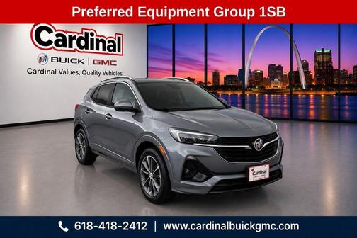 Satin Steel Gray Metallic 2021 Buick Encore GX Preferred