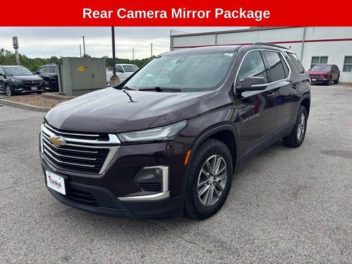 Black Cherry Metallic 2023 Chevrolet Traverse LT Leather