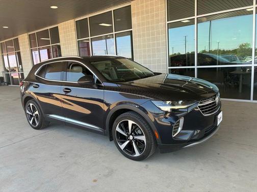 Dark Moon Blue Metallic 2021 Buick Envision Essence
