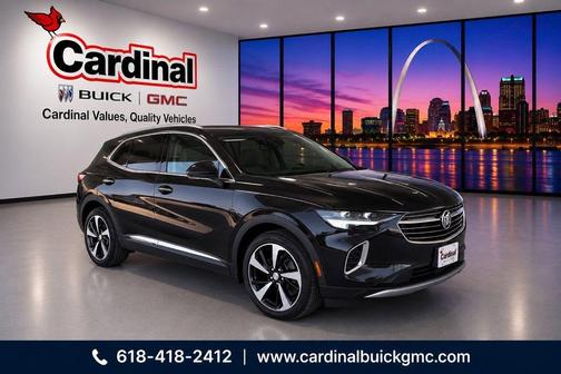 Dark Moon Blue Metallic 2021 Buick Envision Essence