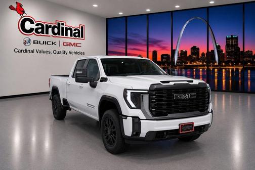 White Frost Tri-Coat 2024 GMC Sierra 2500 Denali Ultimate