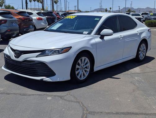 Super White 2020 Toyota Camry LE