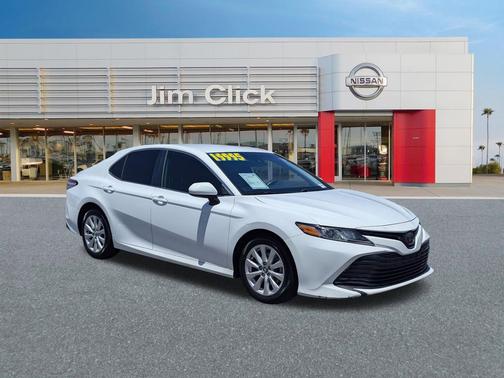 Super White 2020 Toyota Camry LE